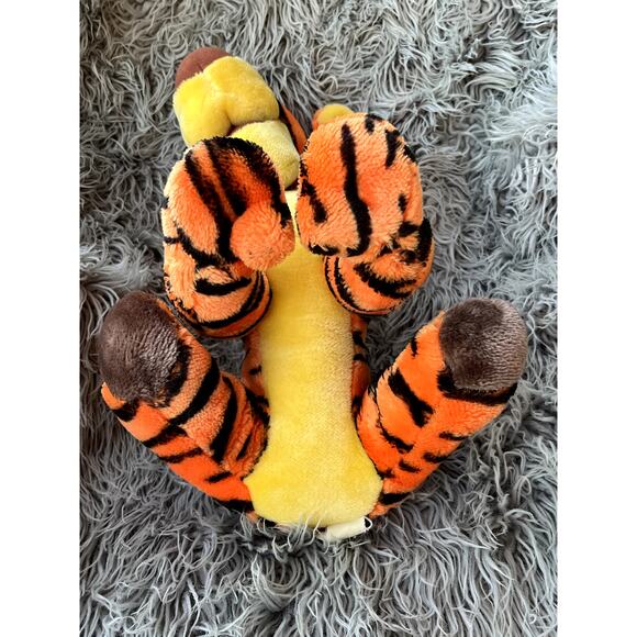 Disney Tigger Seated Plush Doll Stuffed Animal 12" Seated Smiling Tilted Head - Picture 8 of 10